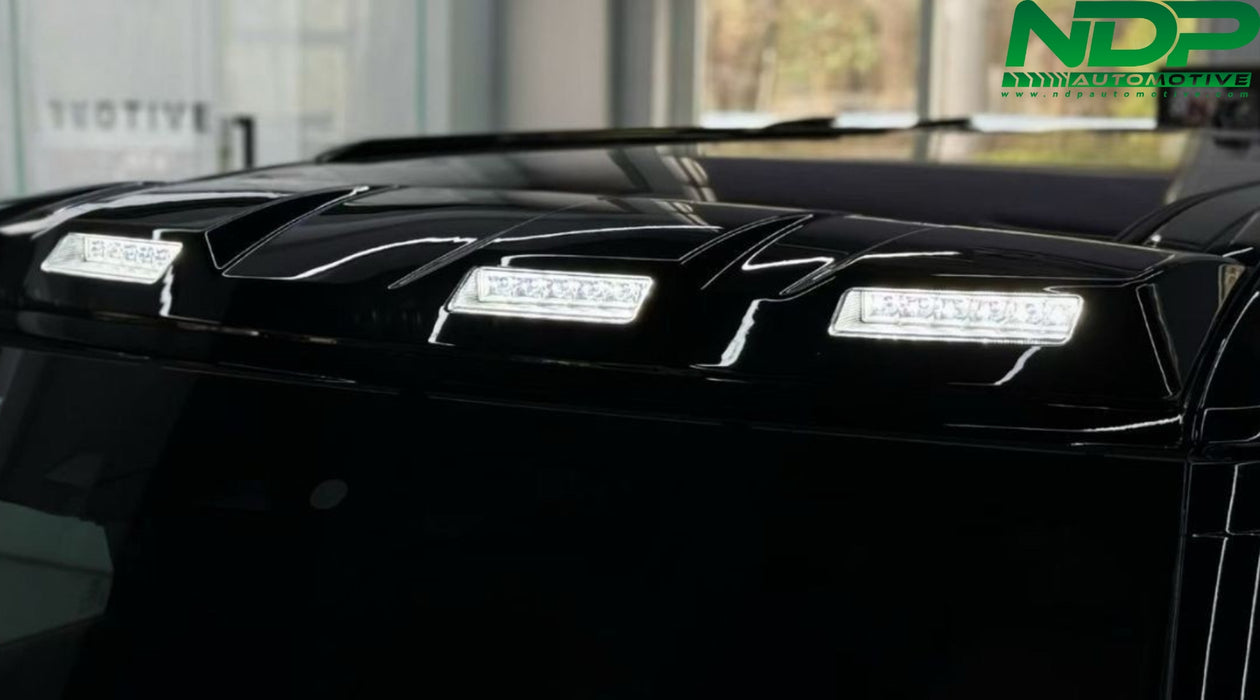 Gloss Black LED Roof Light - NEW DESIGN - Fits 2020+ Defender