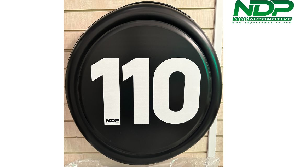 110 Wheel Cover - Matte Black