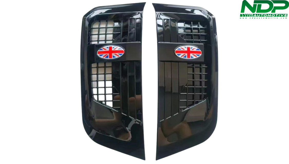 Gloss Black Side Vents - Fits 2020+ Defender