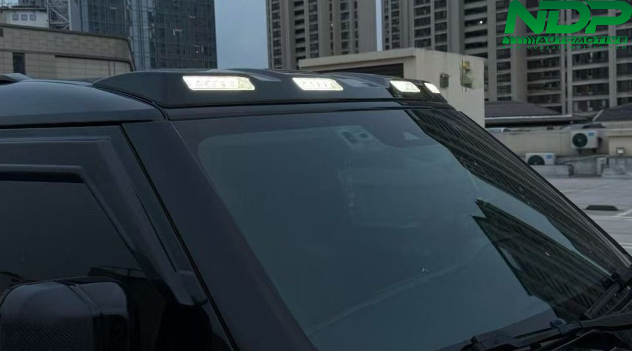 Gloss Black LED Roof Light - NEW DESIGN - Fits 2020+ Defender