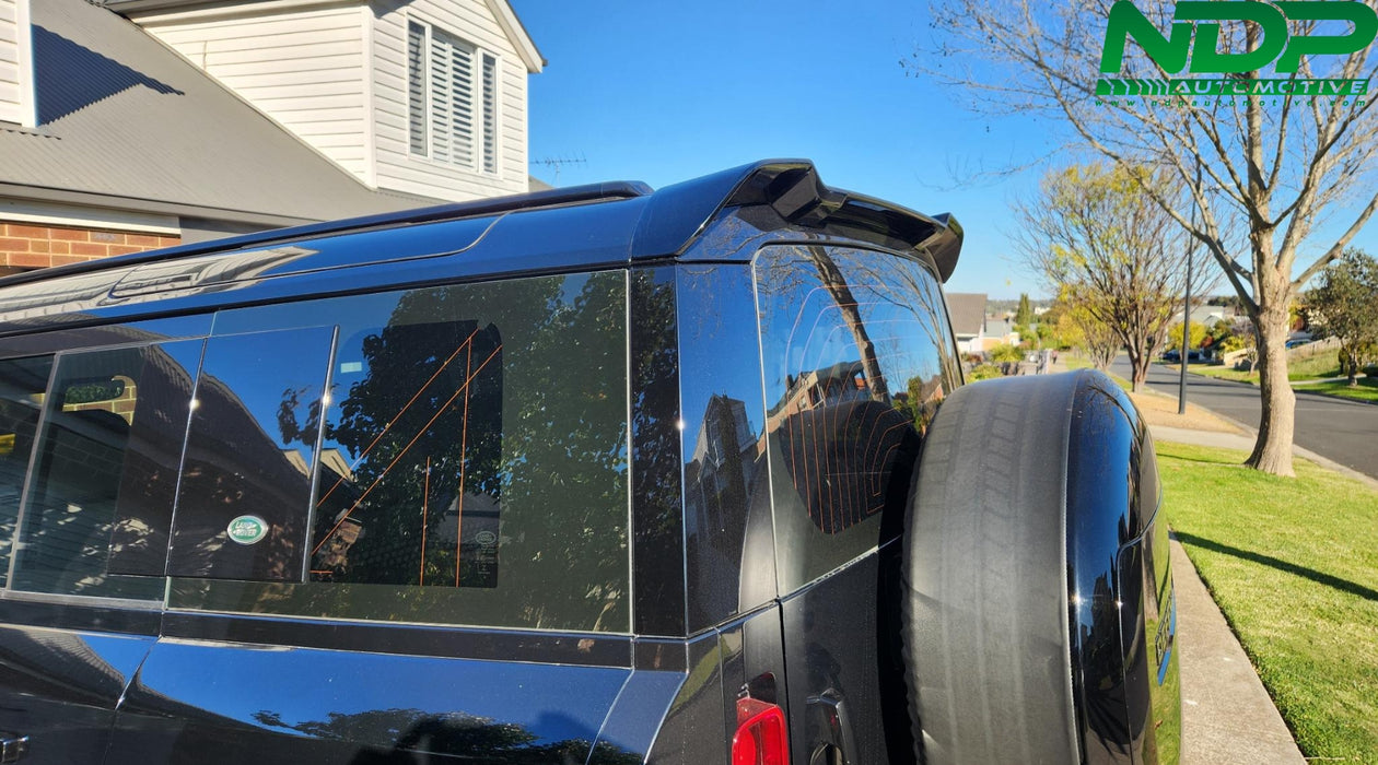 Rear Spoiler Gloss Black - Fits 2020+ Defender