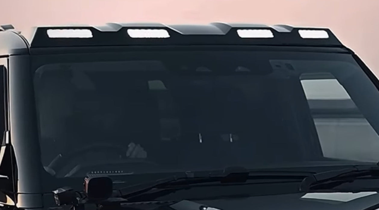 Gloss Black LED Roof Light - NEW DESIGN - Fits 2020+ Defender