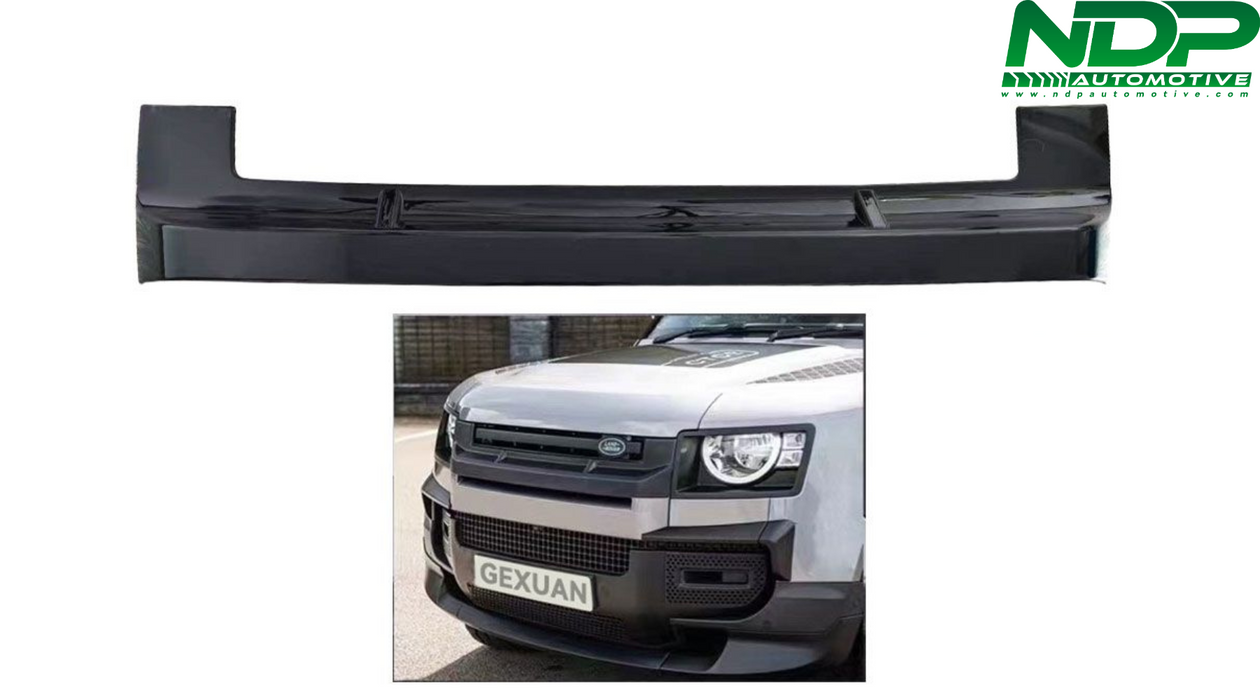 Gloss Black Front Bumper Upper