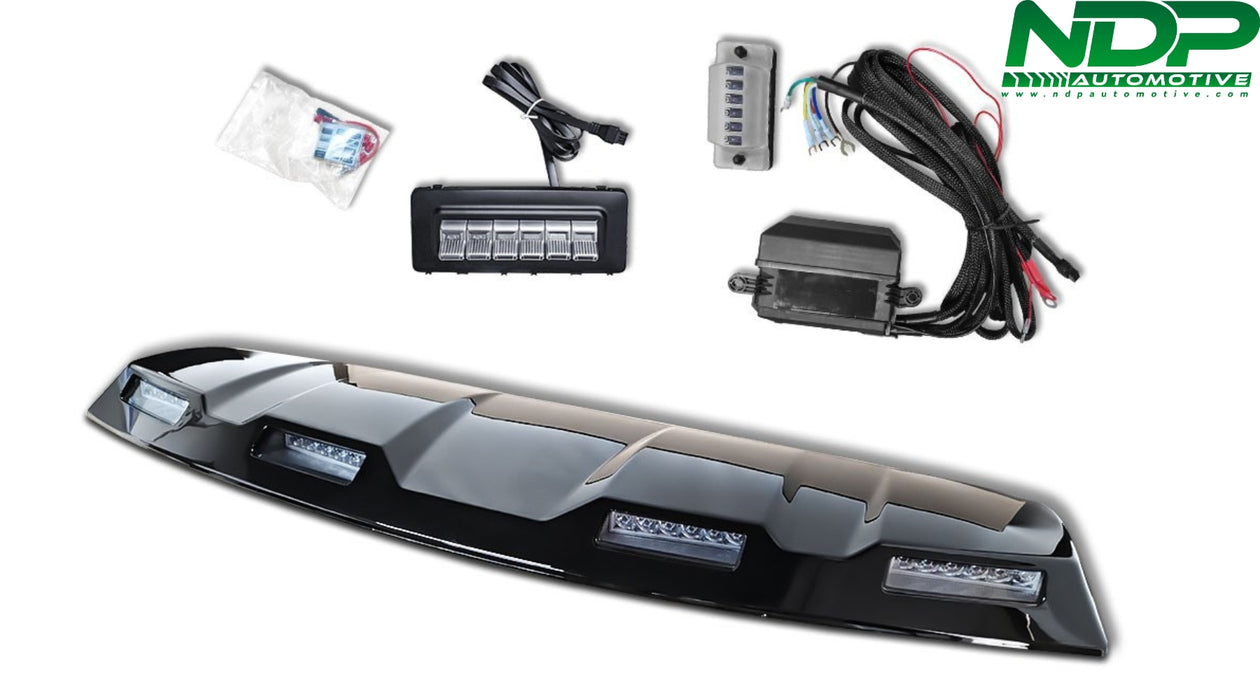 Gloss Black LED Roof Light - NEW DESIGN - Fits 2020+ Defender