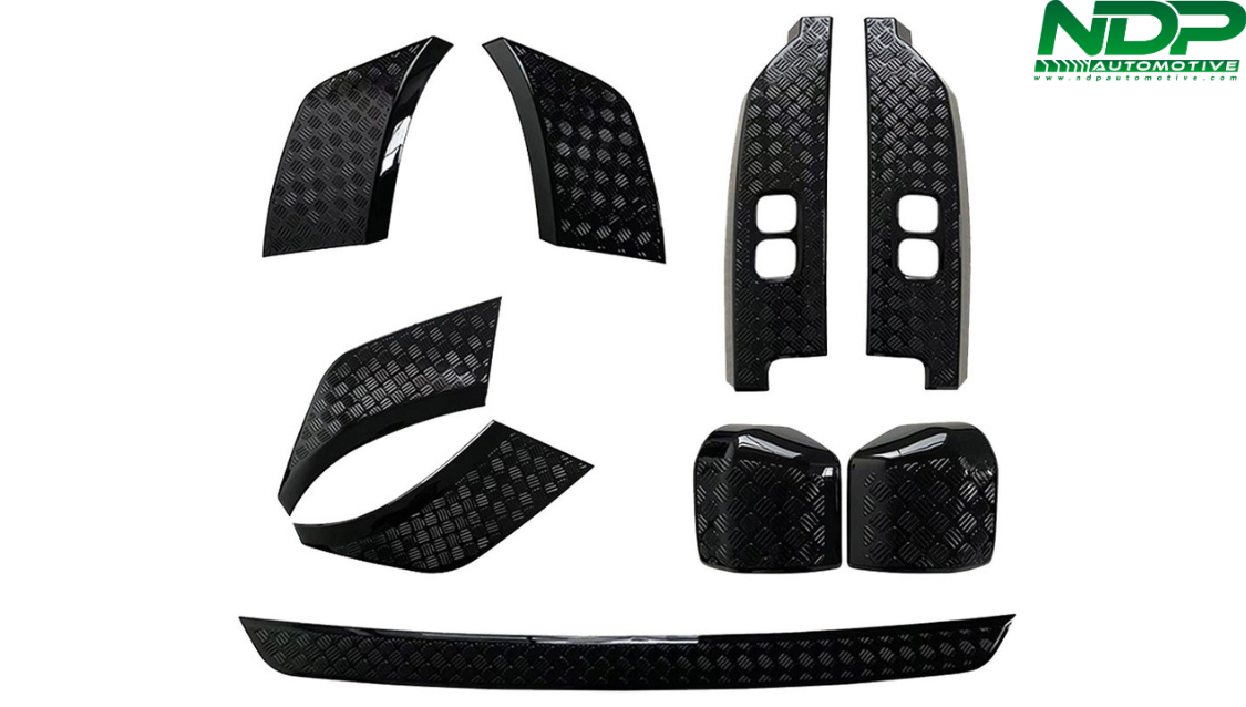 Gloss Black 9 Piece Scratch Protection Kit - Fits 2020+ Defender 90