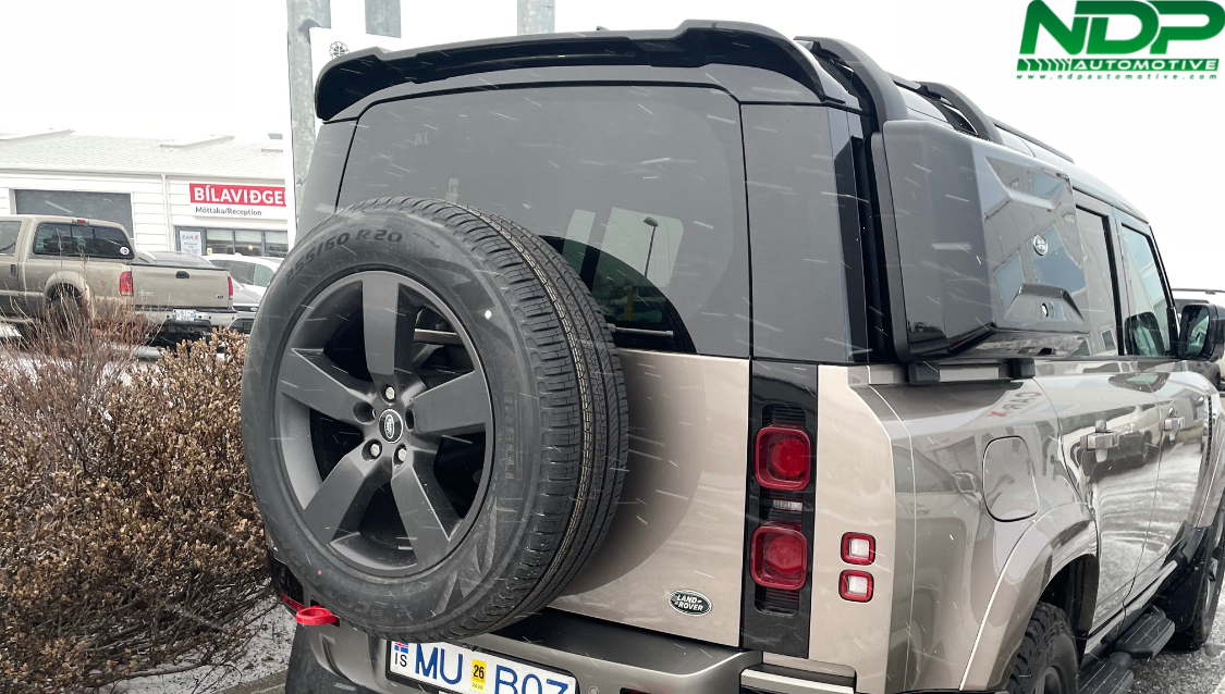 Rear Spoiler Gloss Black - Fits 2020+ Defender