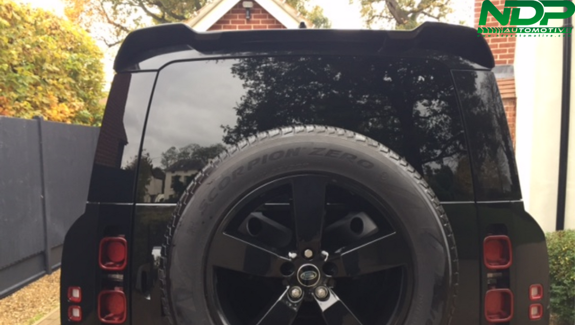 Rear Spoiler Gloss Black - Fits 2020+ Defender