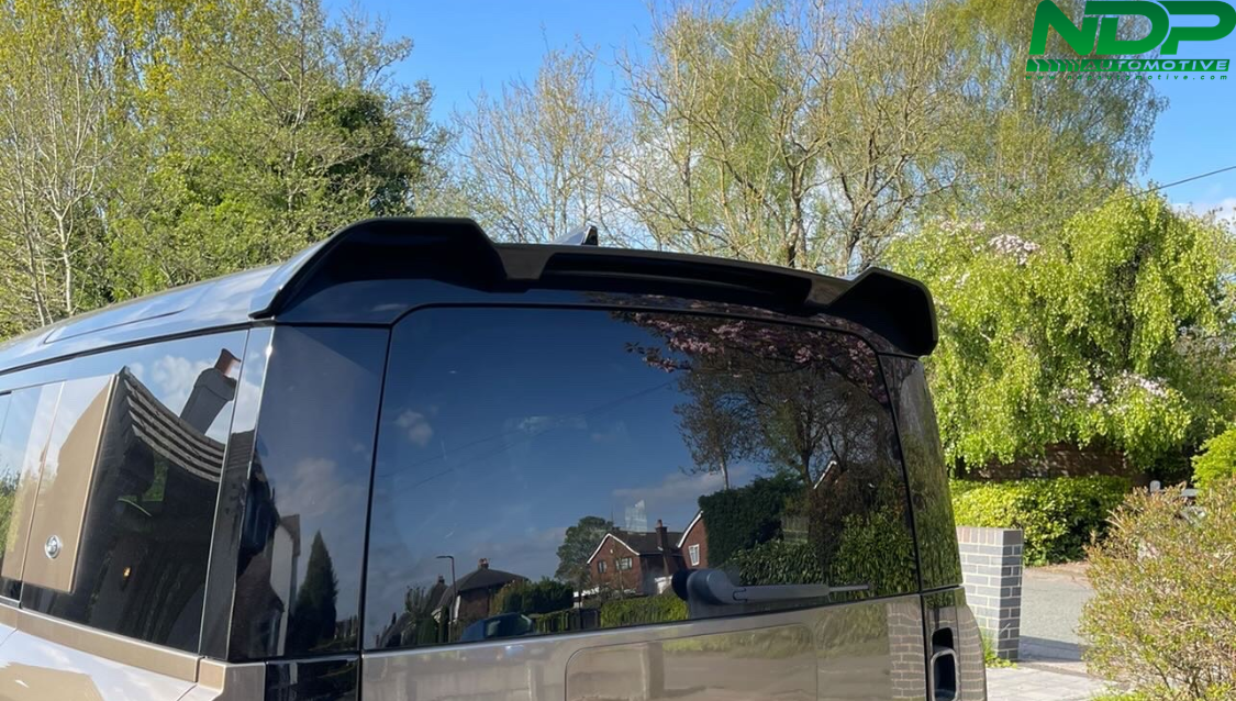 Rear Spoiler Gloss Black - Fits 2020+ Defender