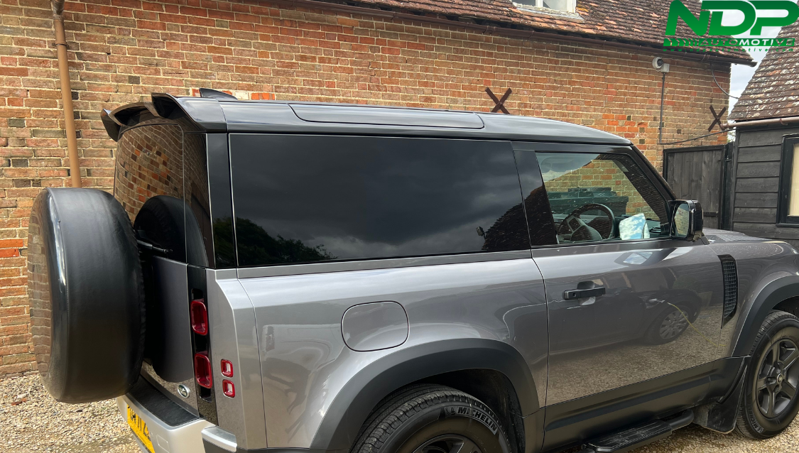 Rear Spoiler Gloss Black - Fits 2020+ Defender