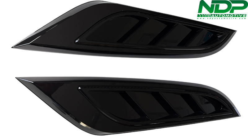 Gloss Black Bonnet Vent - Fits Defender 2020+