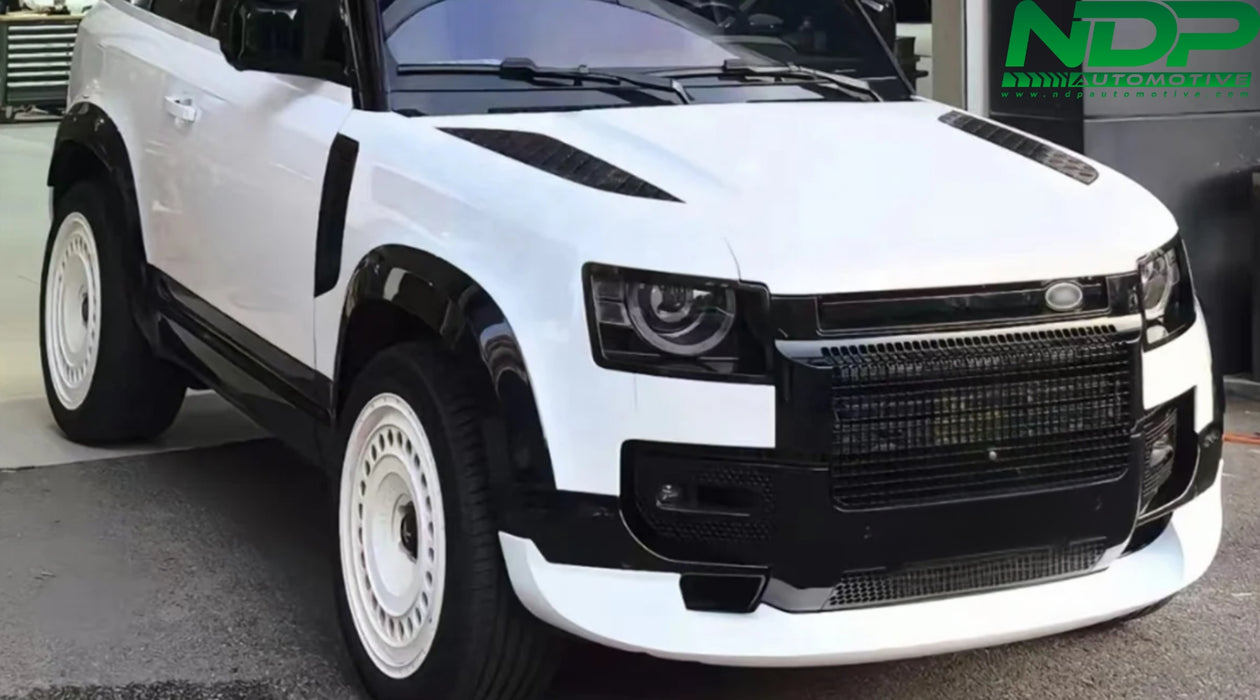 Gloss Black Honeycomb Grille - Fits Defender 2020+