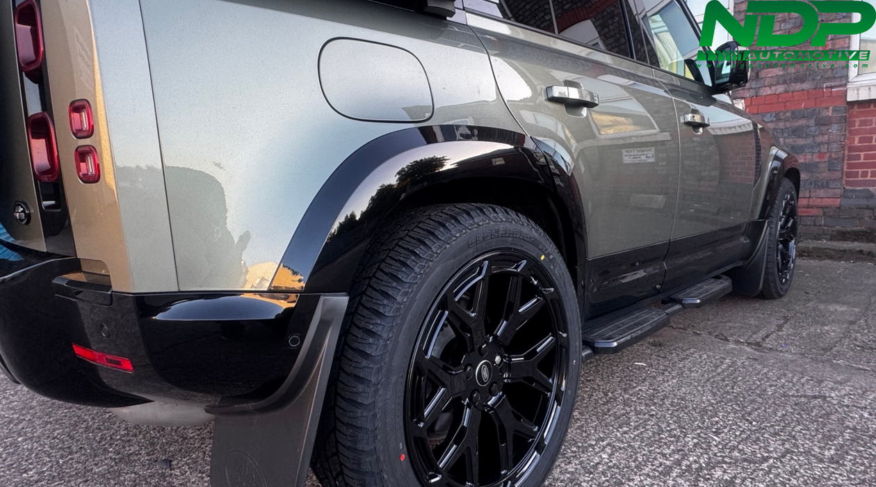 Gloss Black Wide Arch Kit - Fits 2020+ Defender 110