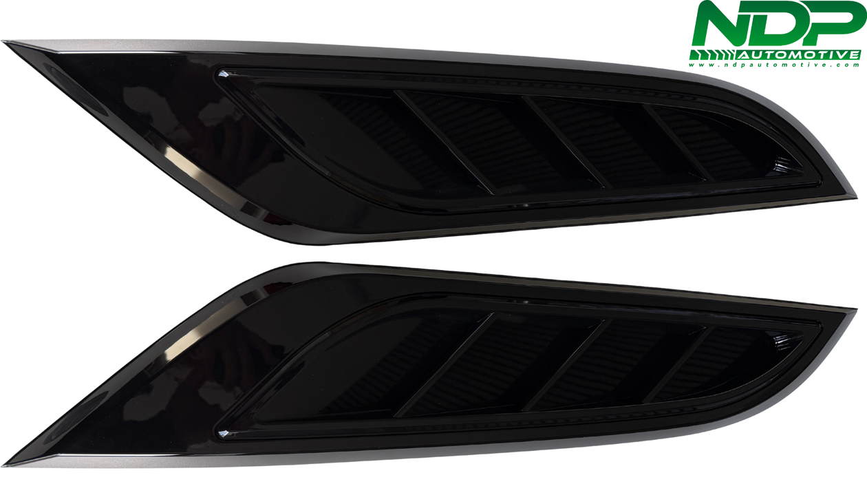 Gloss Black Bonnet Vent - Fits Defender 2020+