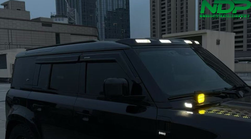 Gloss Black LED Roof Light - NEW DESIGN - Fits 2020+ Defender