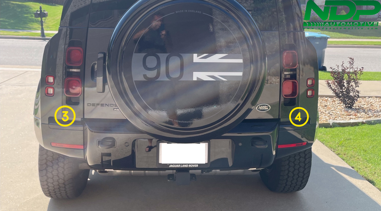Gloss Black - Defender 90 110 130 Corners
