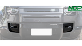 GLOSS BLACK FOG LIGHT COVERS - FITS 2020+ DEFENDER