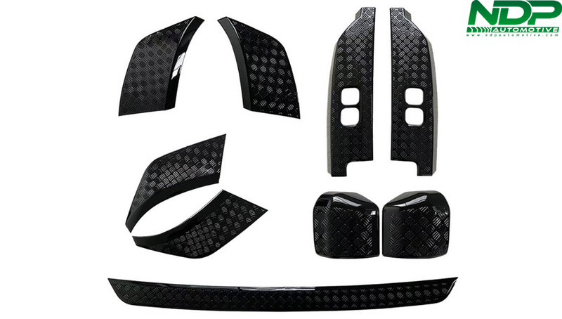 GLOSS BLACK 9 PIECE SCRATCH PROTECTION KIT - FITS 2020+ DEFENDER 110 / 130