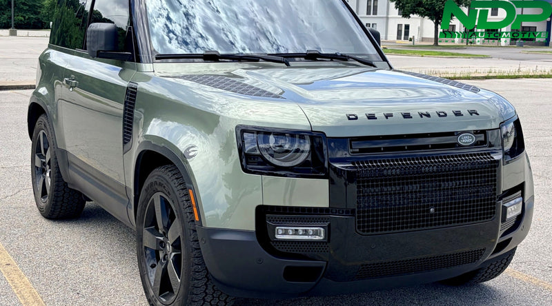 Gloss Black Honeycomb Grille - Fits Defender 2020+